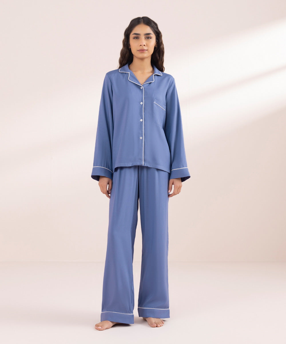 Women's Sleepwear Solid Viscose PJ Set