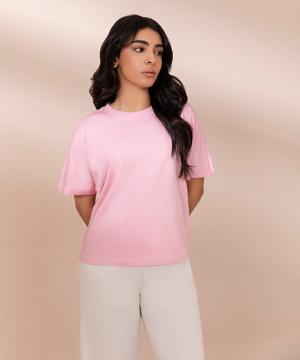 Women's Western Wear Light Pink Shirt