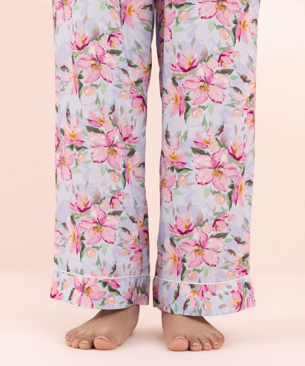 Women's Sleepwear Printed Viscose Pj Set