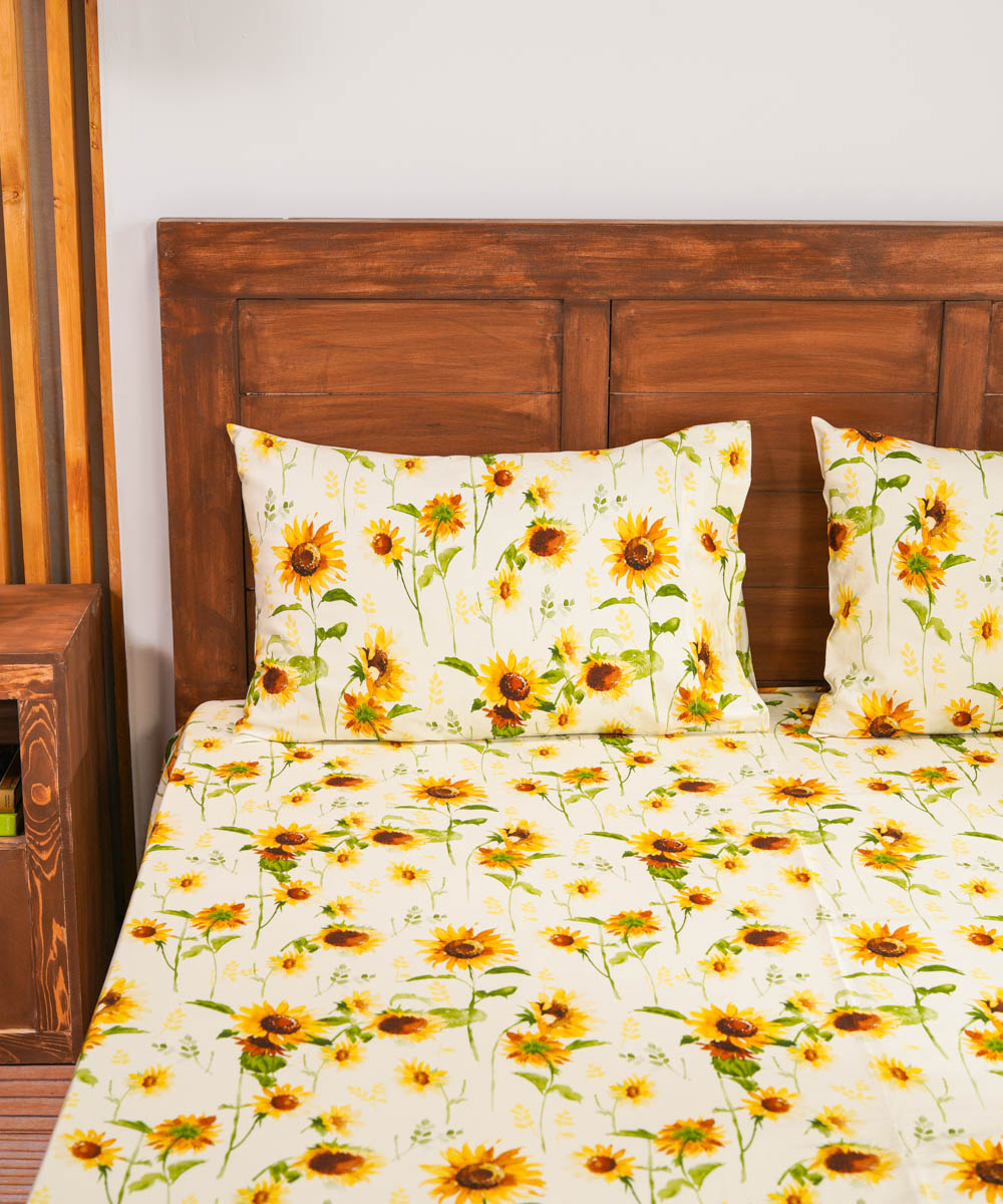 100% Cotton Sateen Multi Colored Sun Kissed Bed Linen