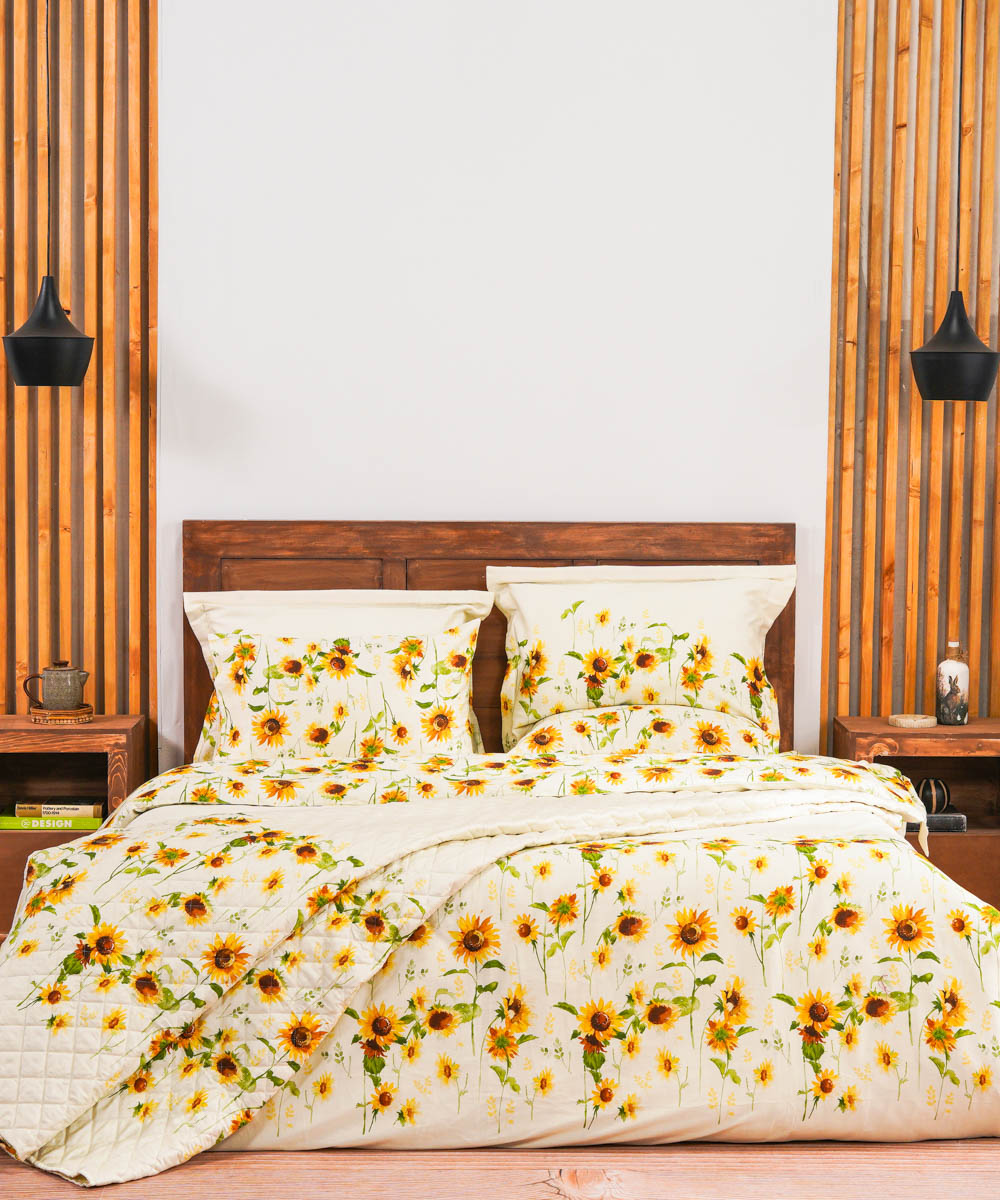 100% Cotton Sateen Multi Colored Sun Kissed Bed Spread