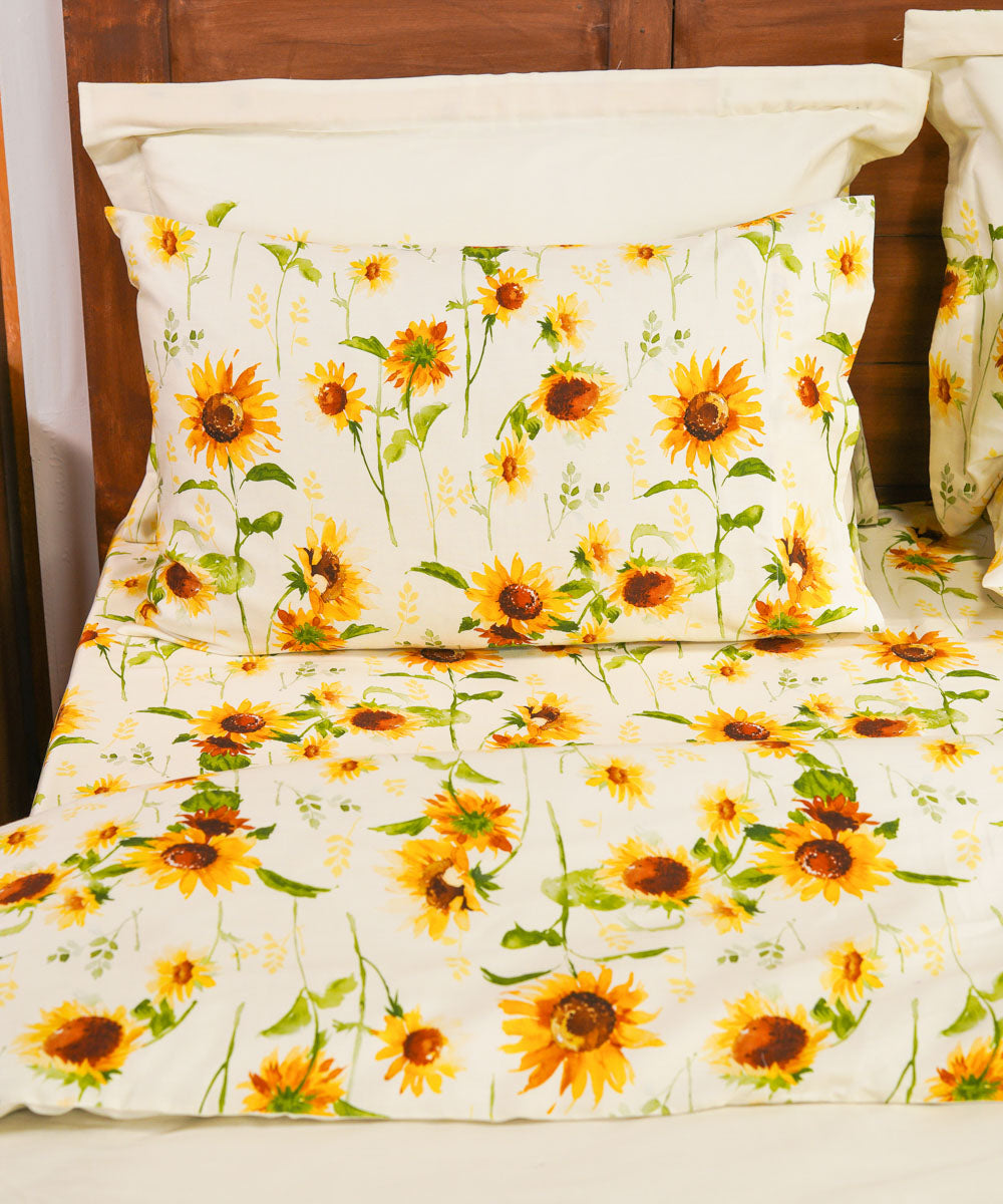 100% Cotton Sateen Multi Colored Sun Kissed Bed Linen
