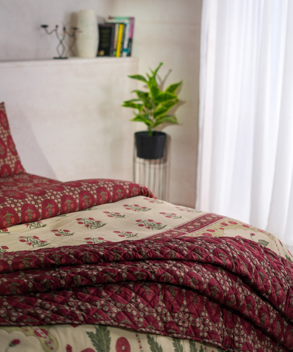 Multi 100% Cotton Sateen Bed Spread