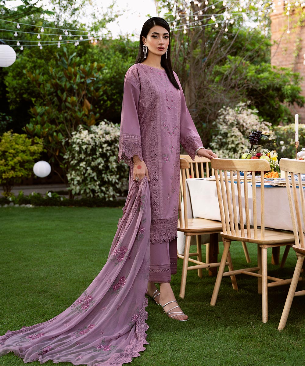 3 Piece - Embroidered Lawn Suit