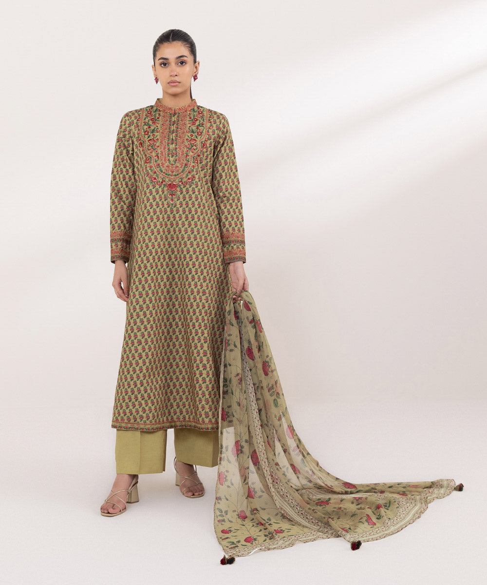 Blended Chiffon Multi Printed Dupatta