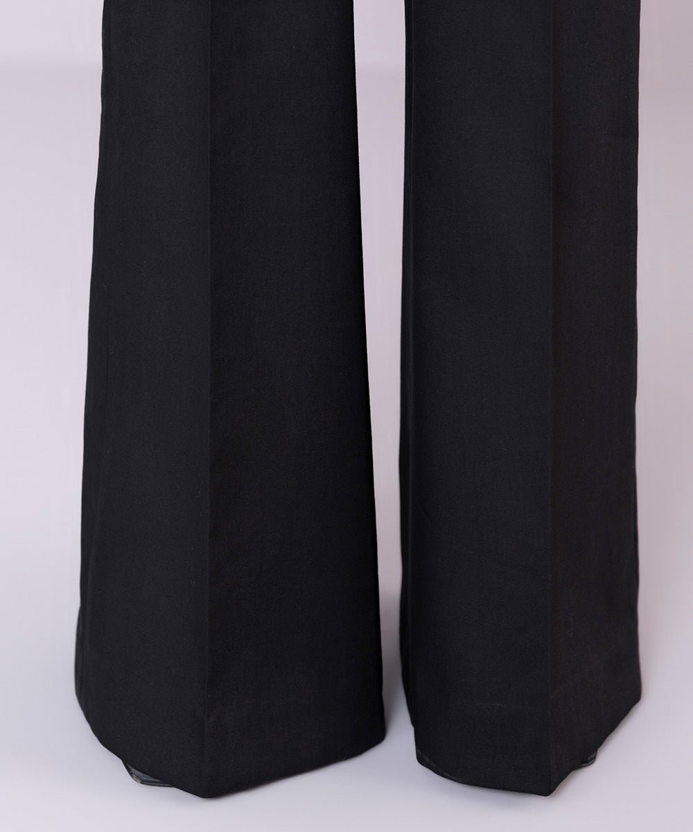 Women's Pret Cambric Black Dyed Boot cut Pants