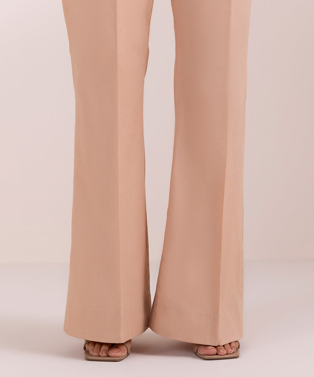 Women's Pret Cambric Pink Dyed Boot cut Pants