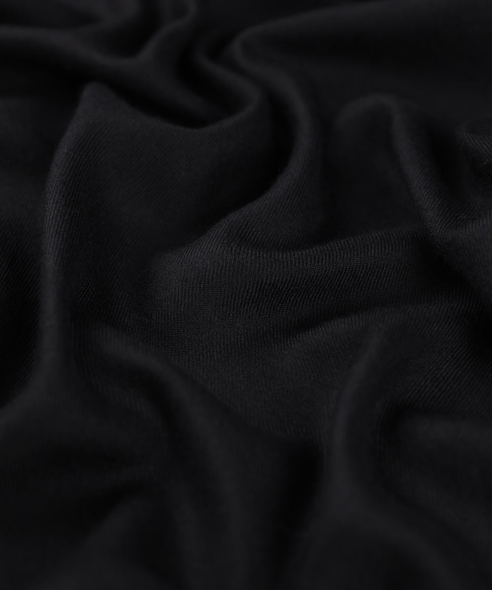 Men's Unstitched Black Premium Shawl Full Suit Fabric