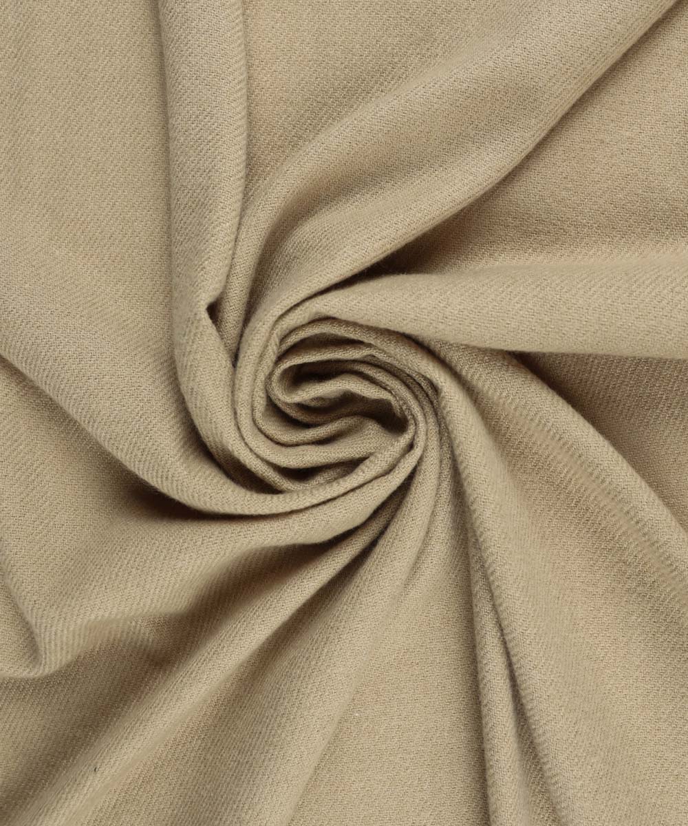 Men's Unstitched Beige Premium Shawl Full Suit Fabric