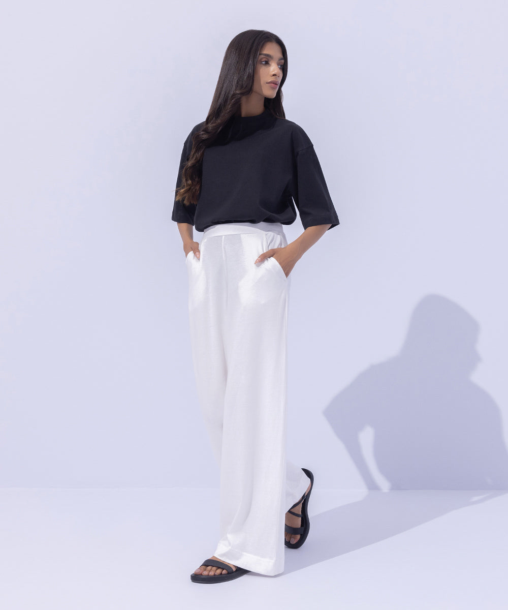 Women's Western Wear White Culottes