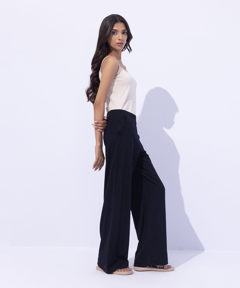 Women's Western Wear Black Culottes