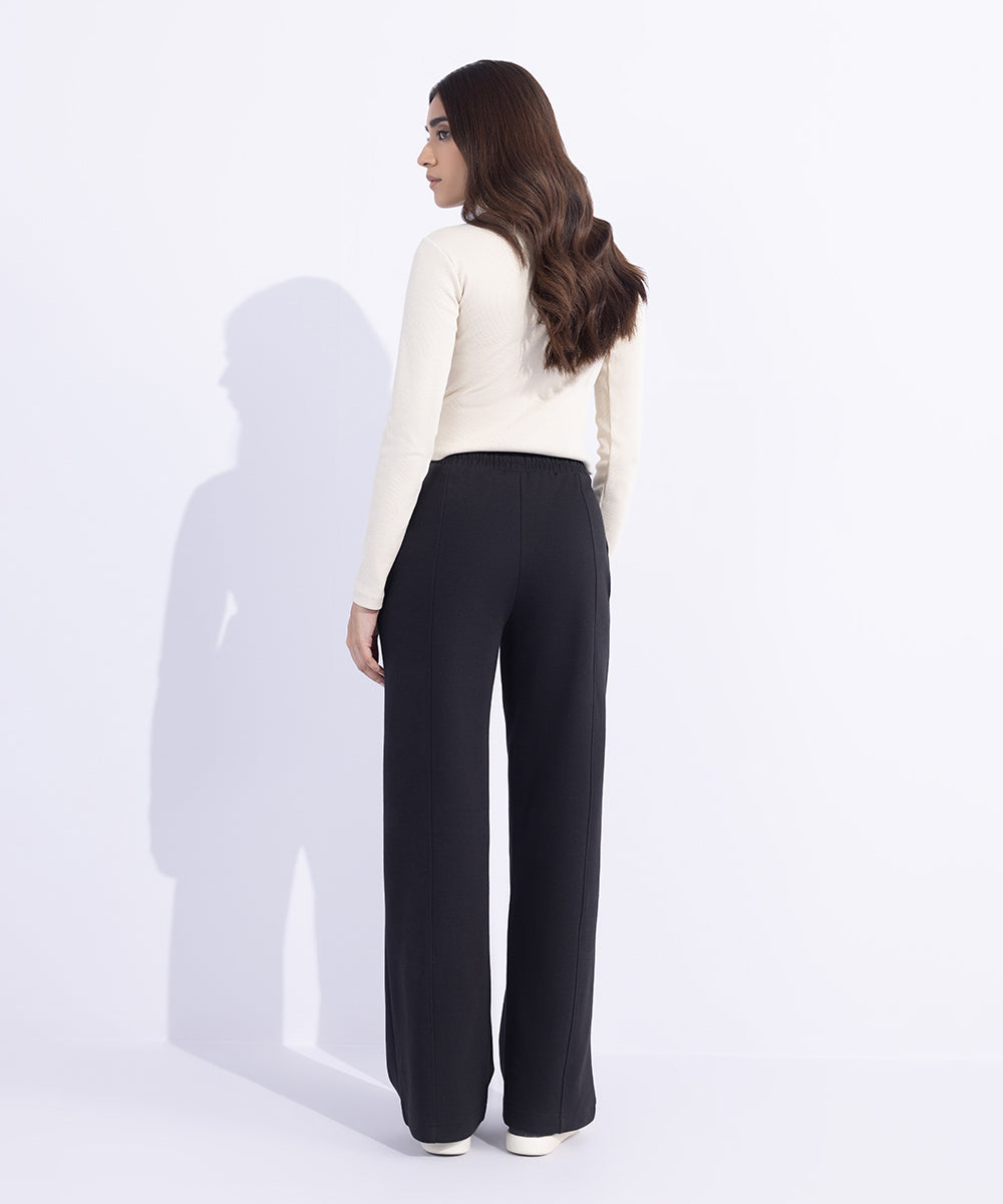 Women's Western Wear Black Trousers