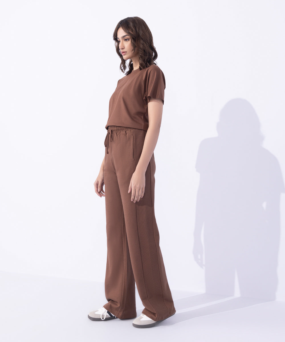 Women's Western Wear Brown Trousers