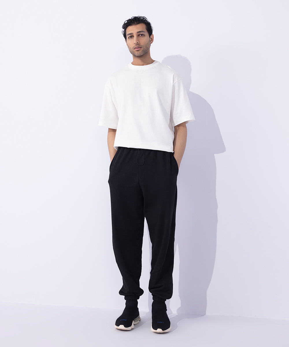 Unisex Western Wear Black Jogger Pants