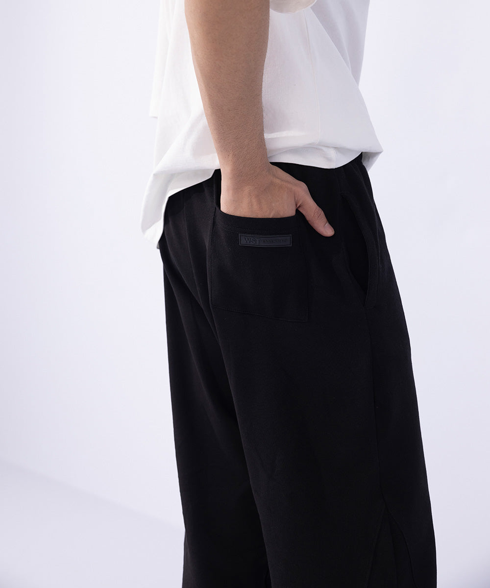 Unisex Western Wear Black Jogger Pants