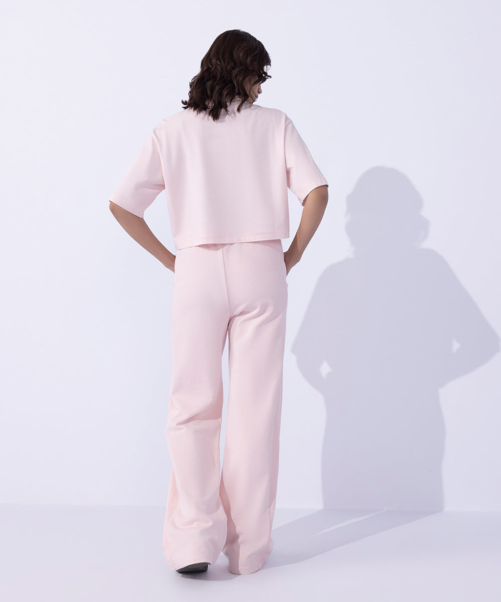 Women's Western Wear Pink Trousers