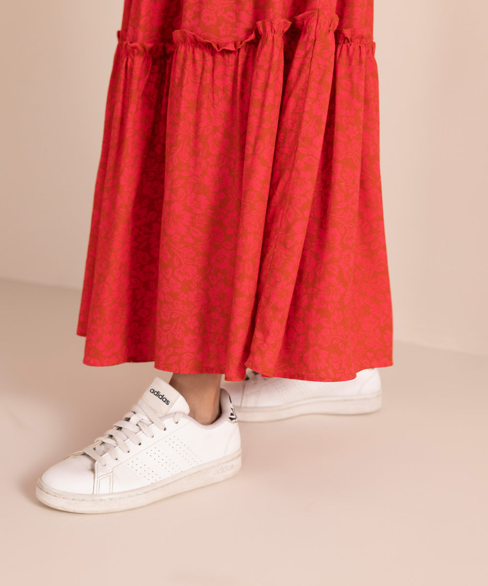 Women's West Red Skirt