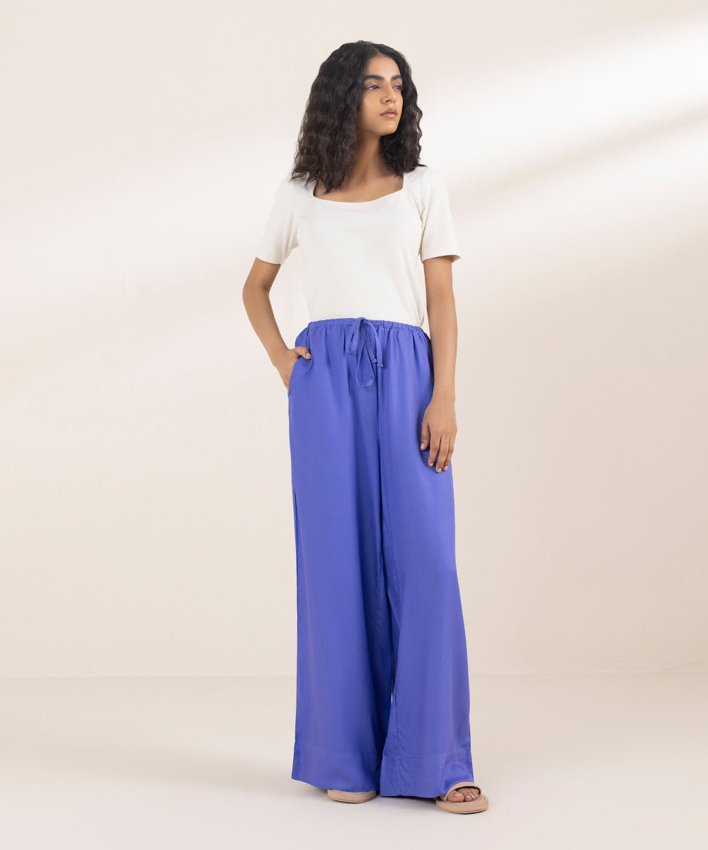 Women's Western Wear Violet Trousers