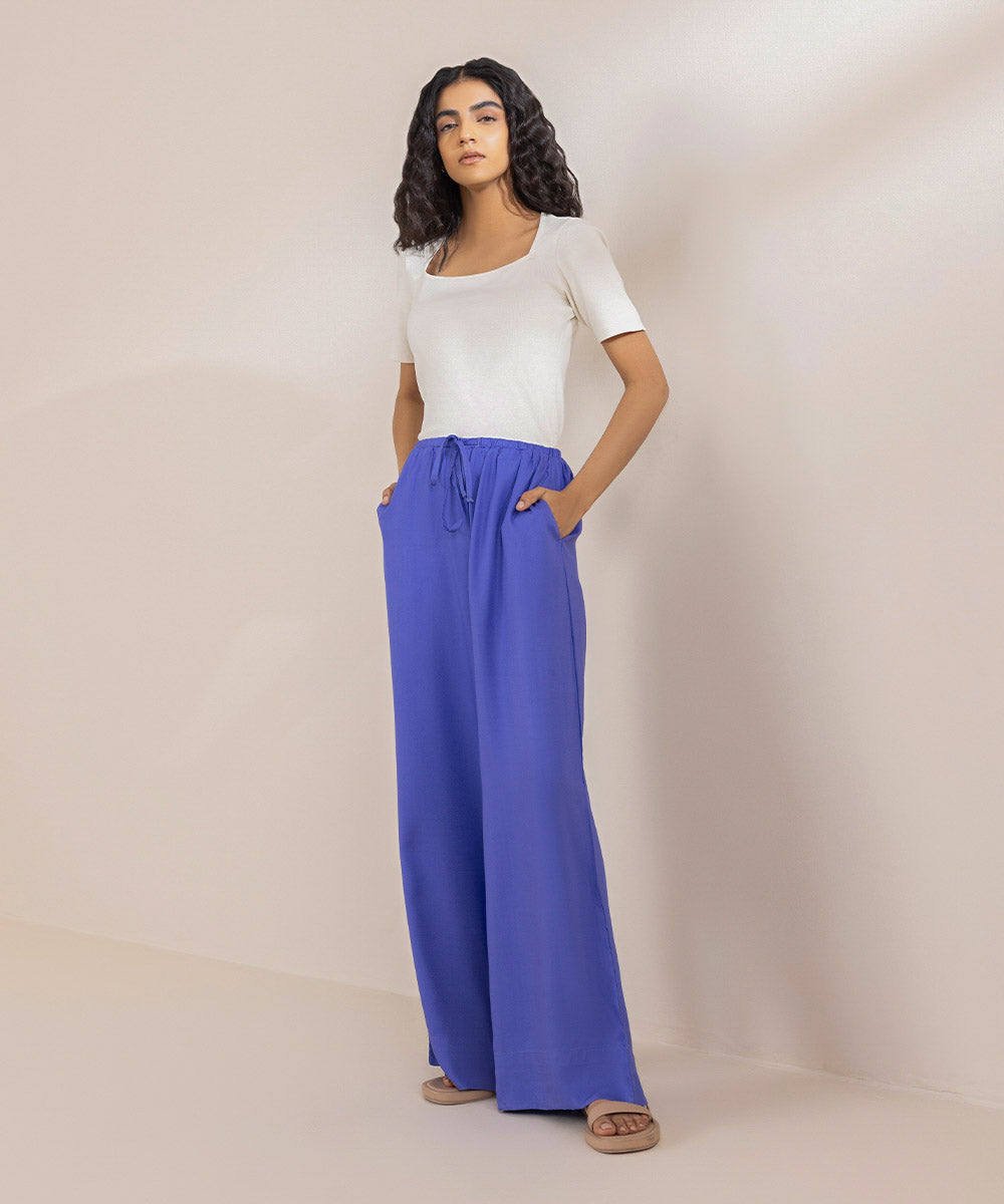 Women's Western Wear Violet Trousers