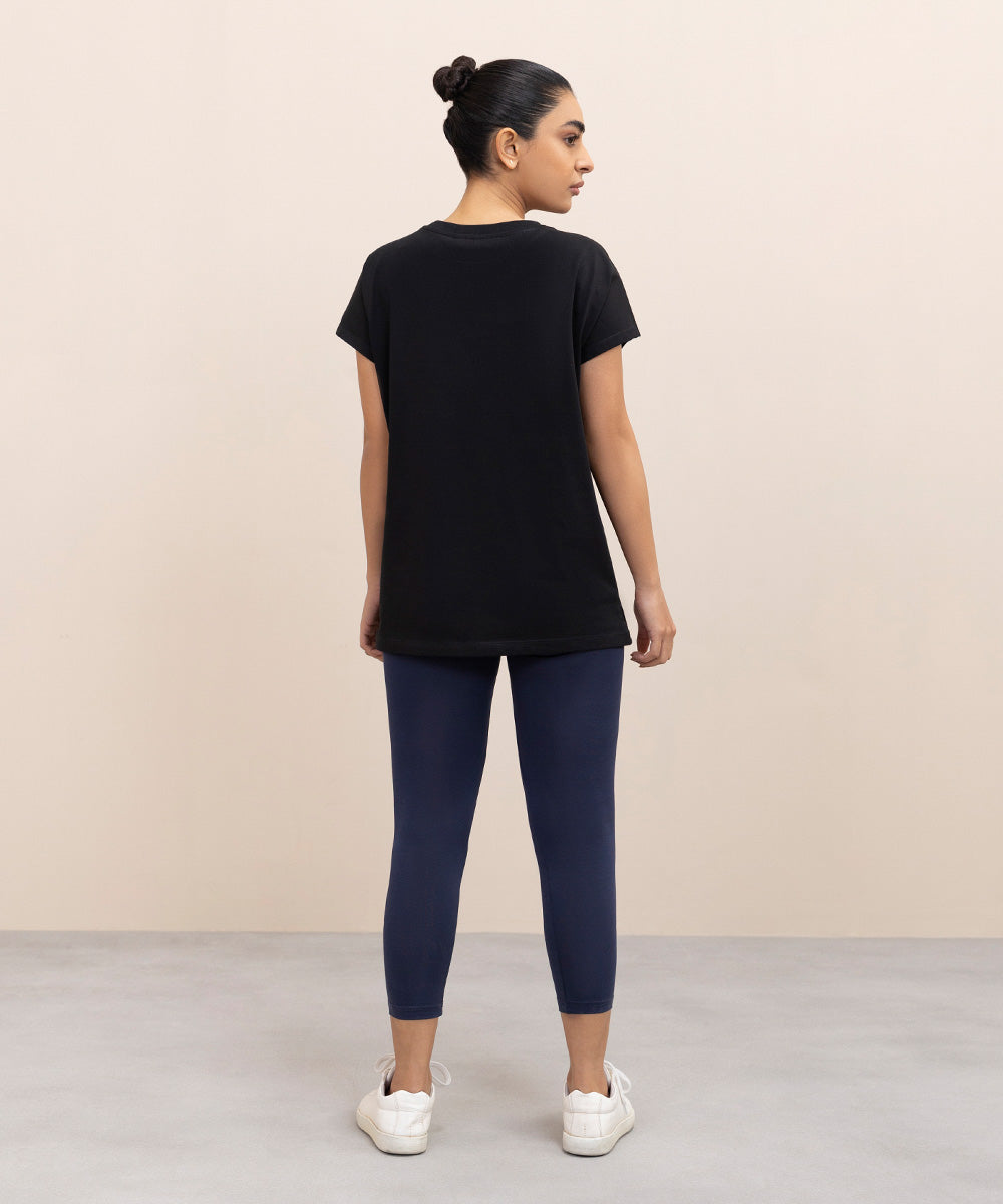 Women's Western Wear Navy Blue Leggings