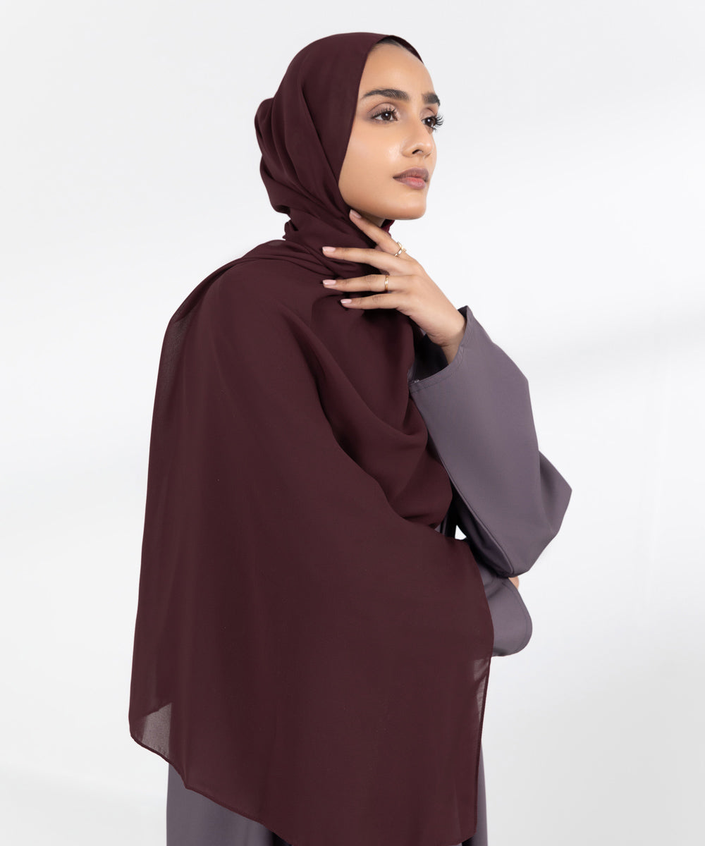 Brown Breathable Hijab