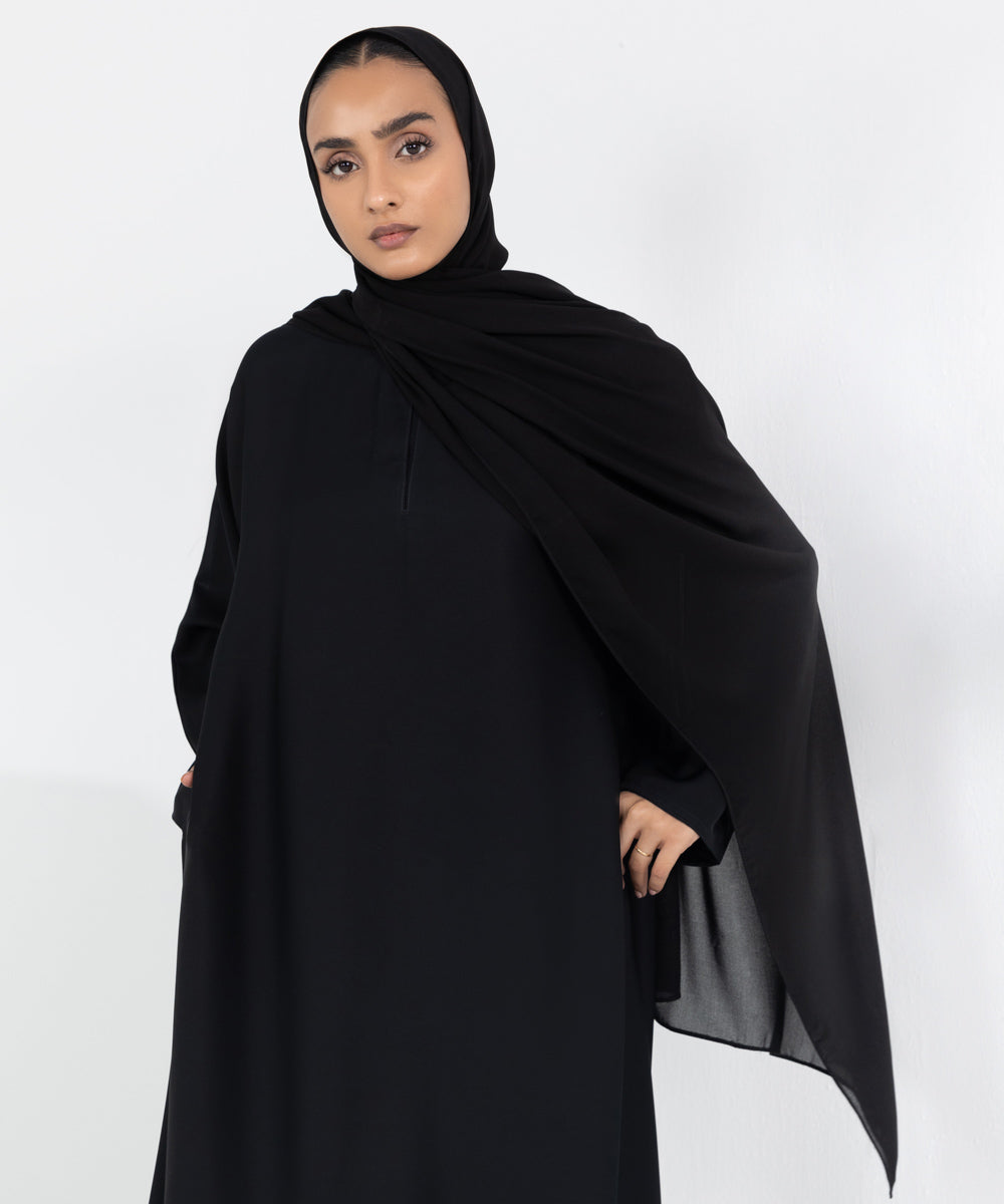 Black Breathable Hijab