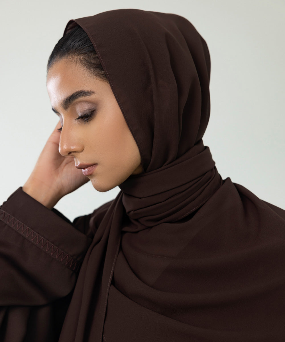 Women's Dark Brown Hijaab