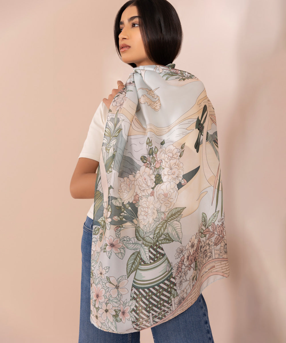 Women's Multi Lightweight Printed Scarf