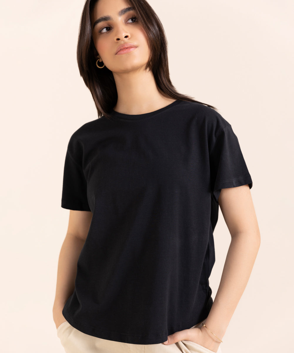 Women's West Black T-Shirt