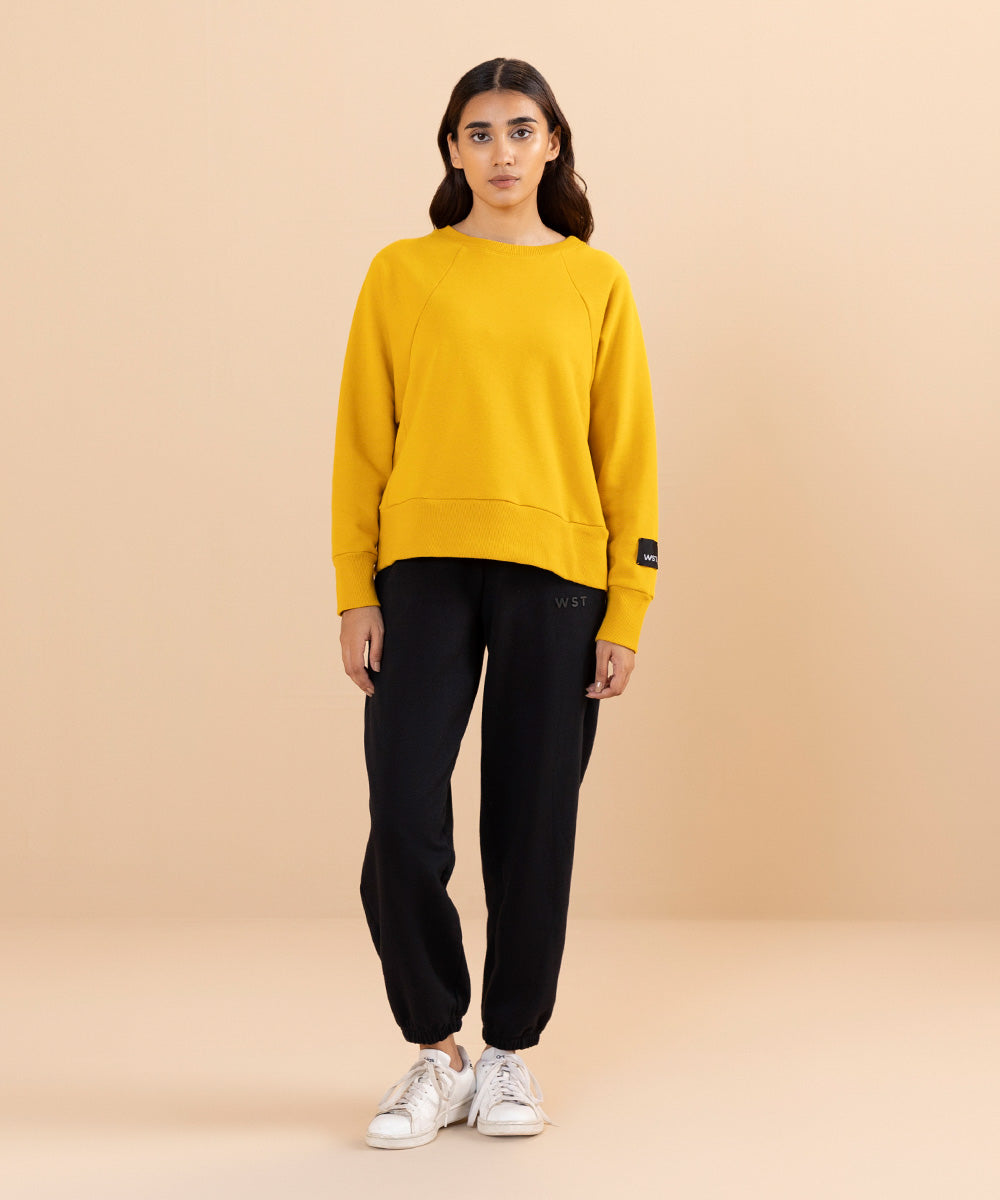 Women's Winter Western Wear Yellow Sweatshirt