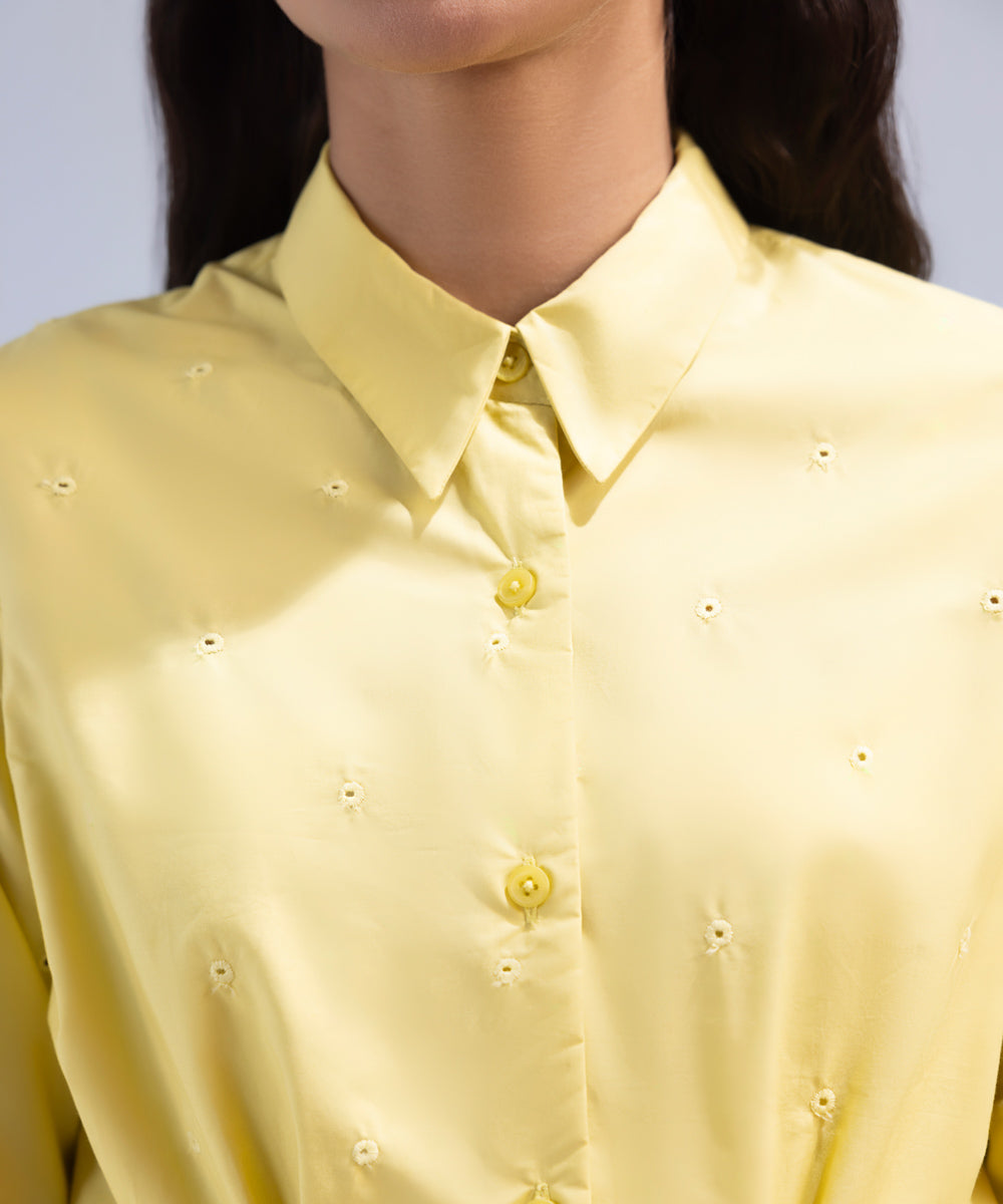 Women's Western Wear Yellow Dress