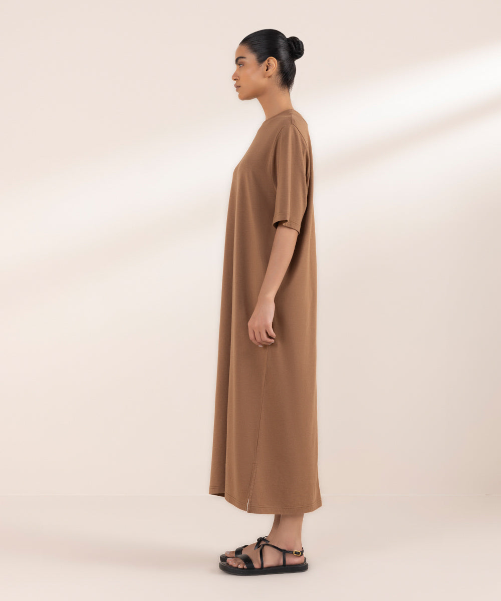 Women's Western Wear Brown Dress