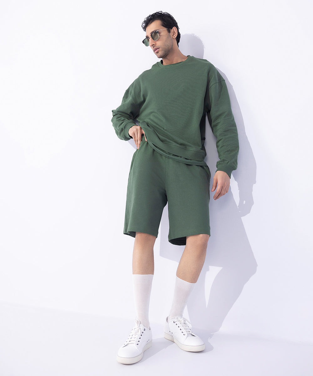 Unisex Western Wear Green Sweatshirt