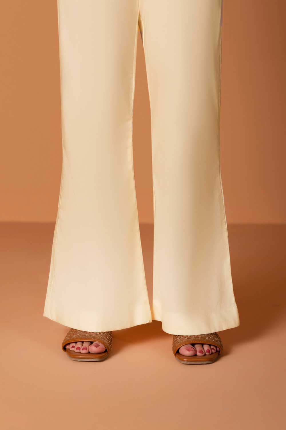 MyShoeStore Ladies Stretch Bootleg Trousers Ribbed India  Ubuy