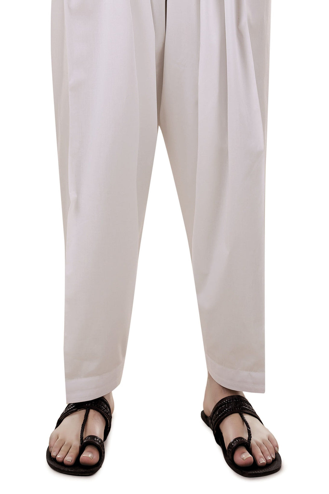 Blended Shalwar White