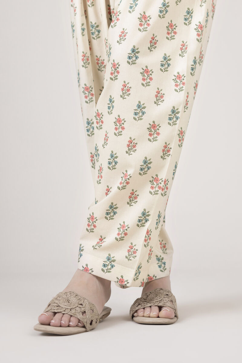 Printed Cotton Viscose Shalwar