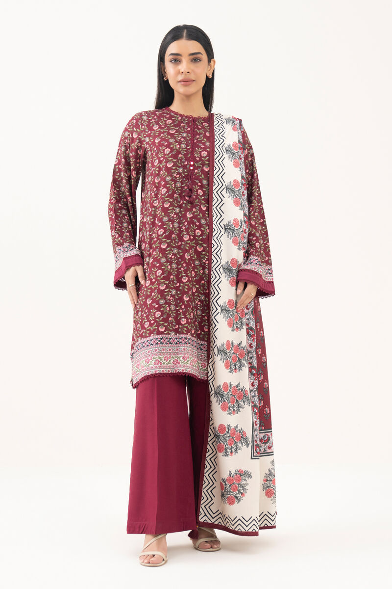 Printed Linen Viscose Dupatta