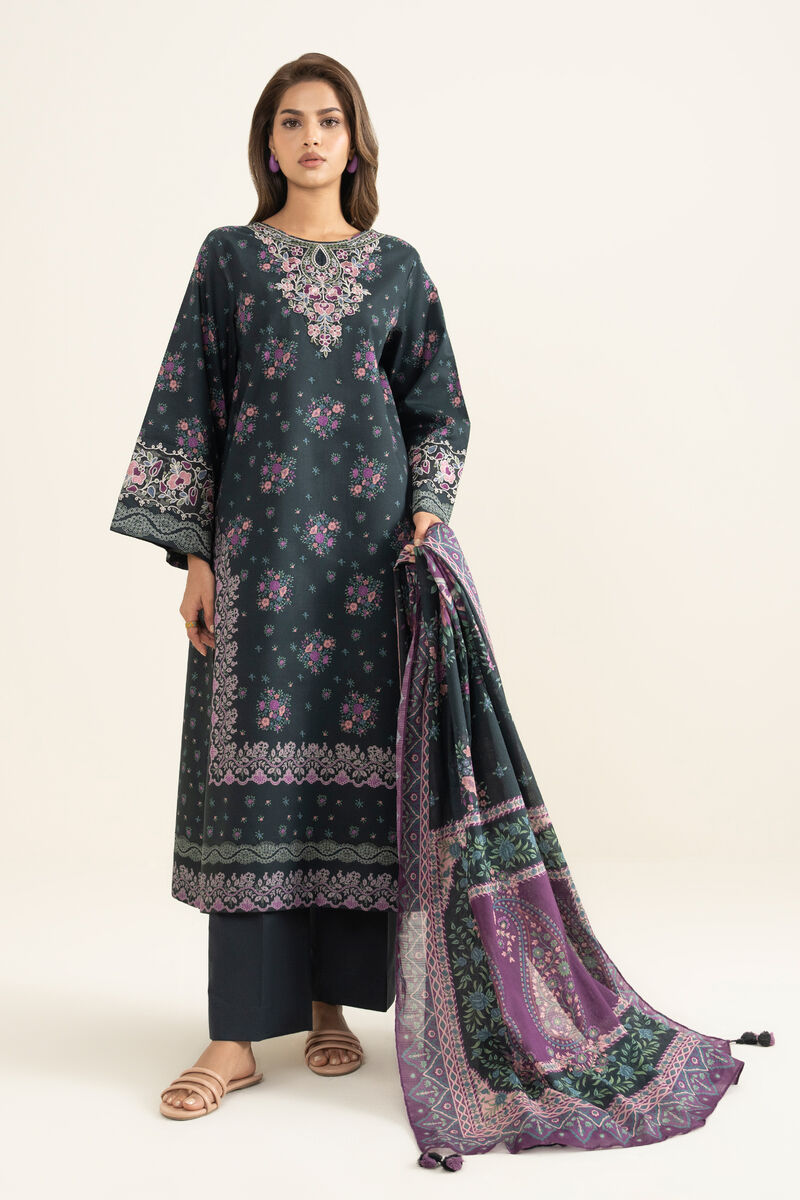 3 Piece - Embroidered Lawn Suit