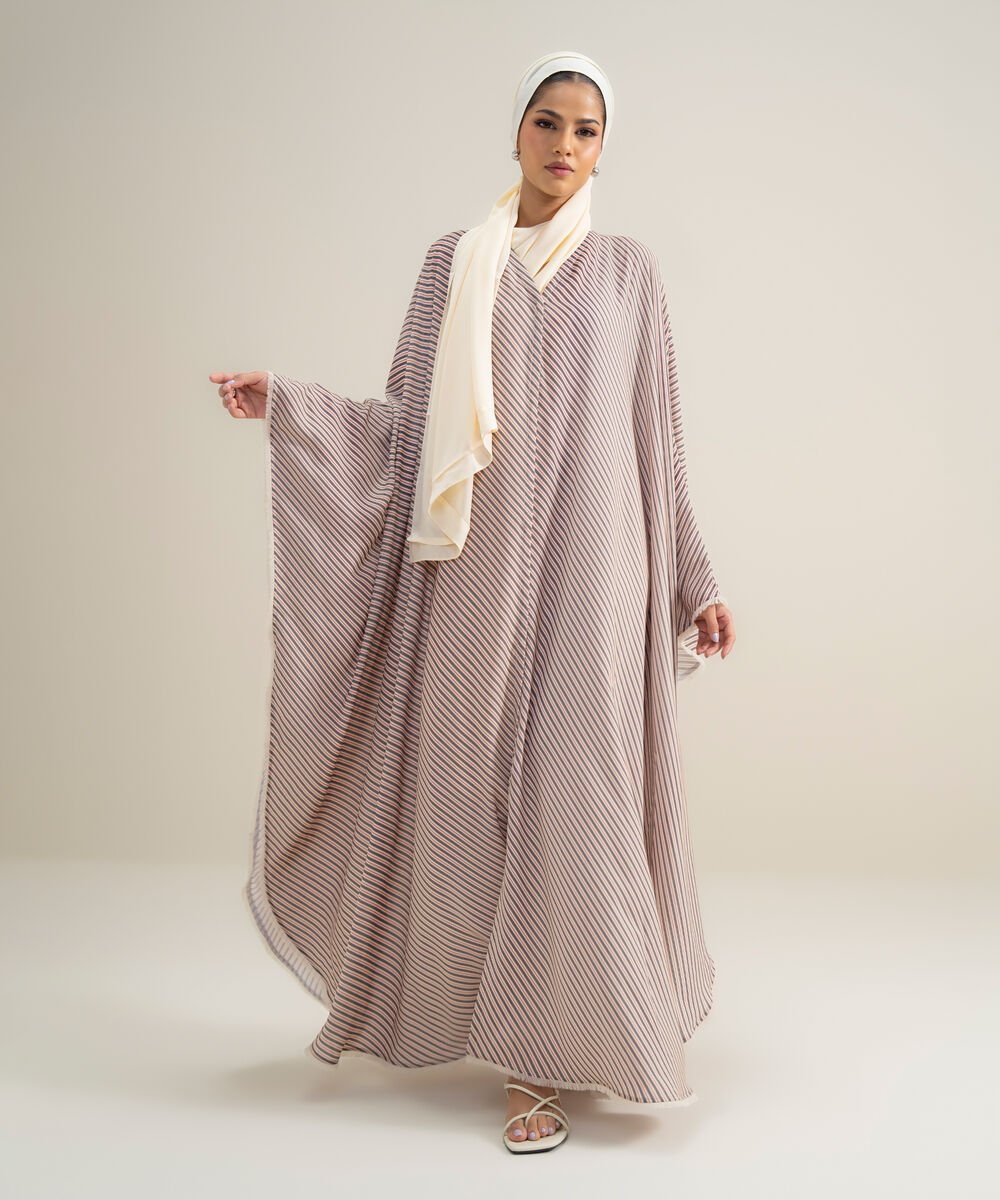 Women's Polyester Multi Kaaftan Abbaya Set