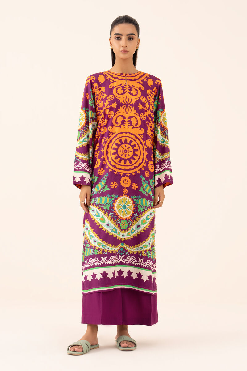 Printed Arabic Lawn Shirt