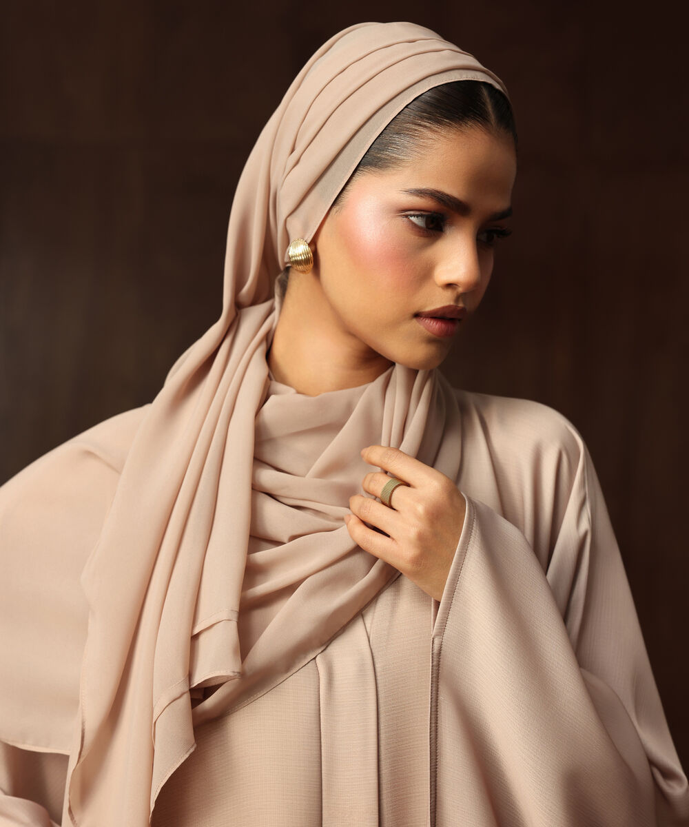 Women's Multi Gradient Kaftan Abaya Set.