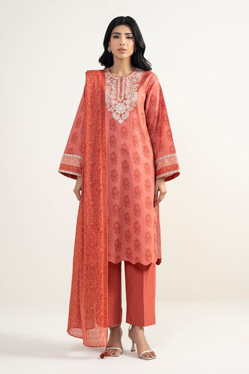 3 Piece - Embroidered Lawn Suit