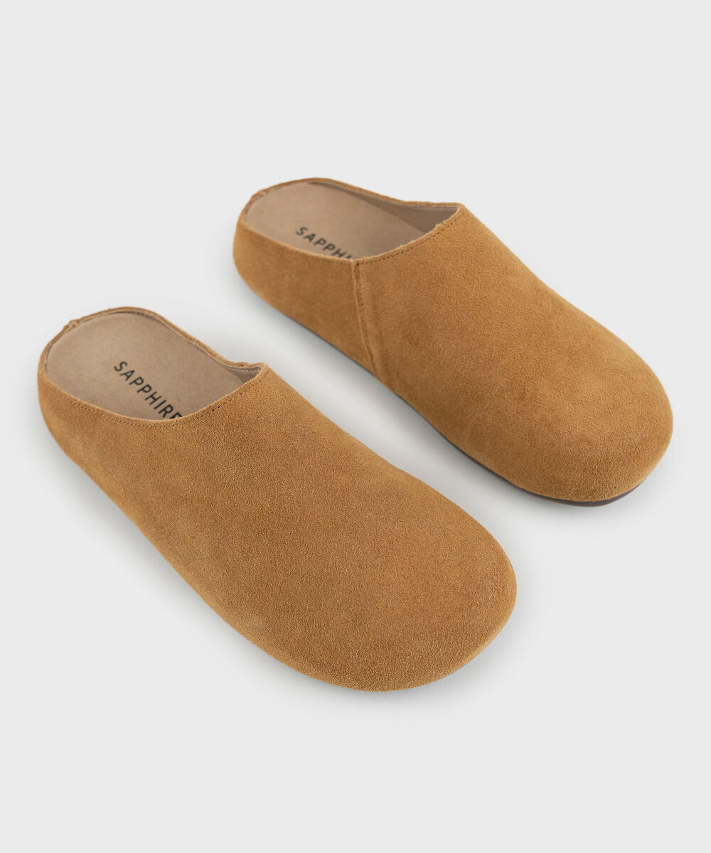 Women's Camel Brown Mules