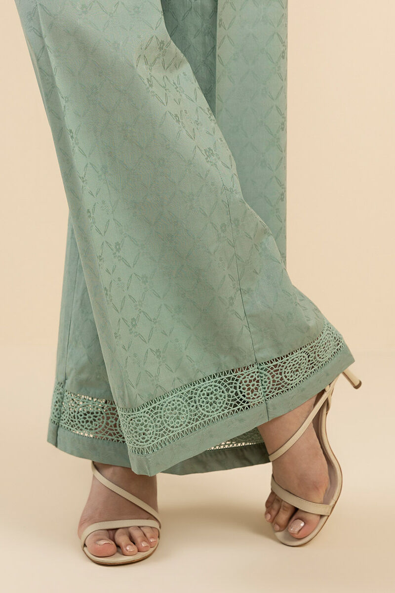 Jacquard Flared Pants