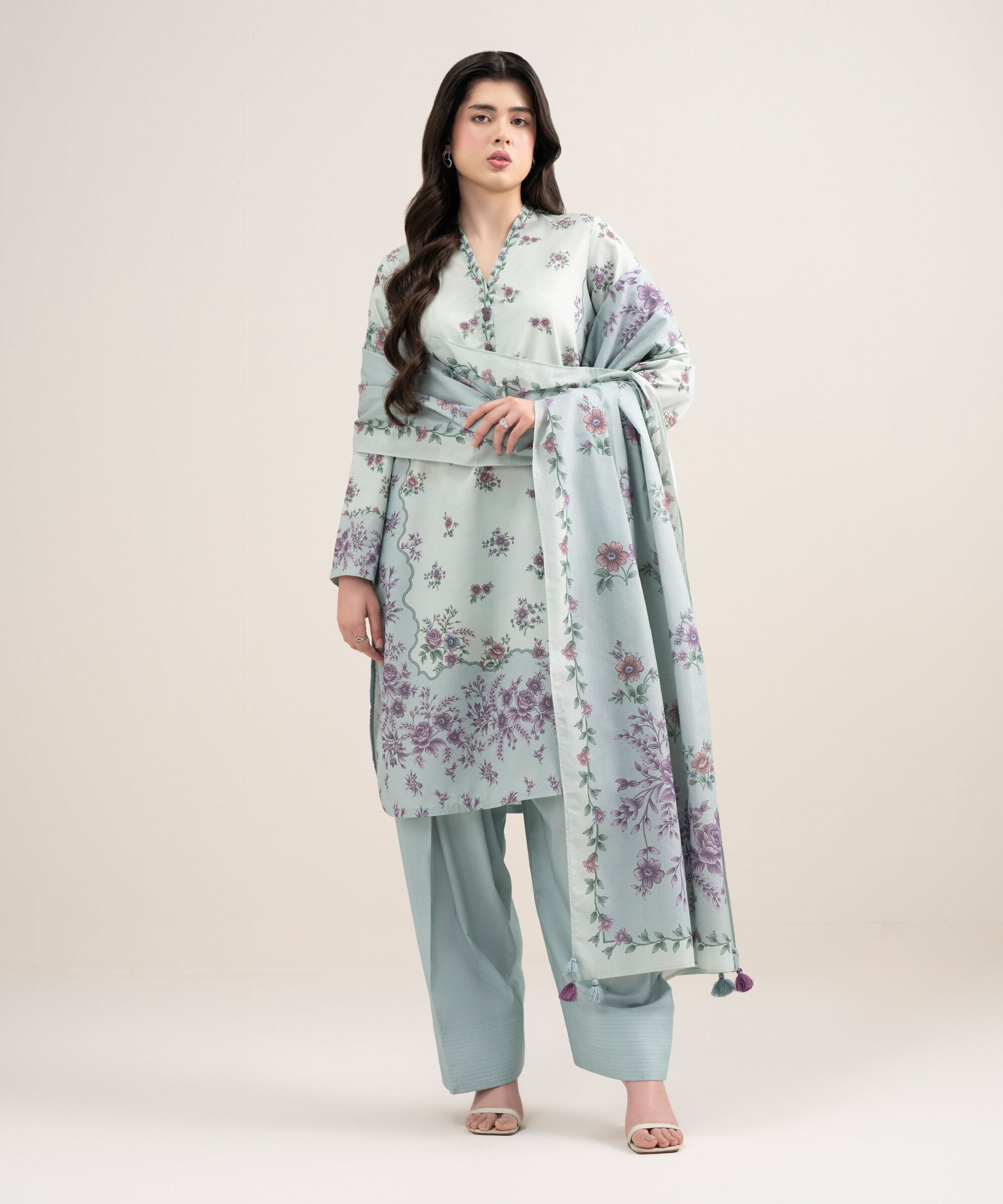 Unstitched 3 PC U3PDYS26V32B