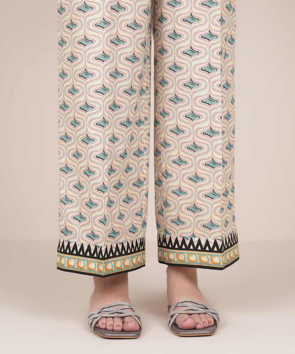 Women's RTW Cambric Multi Printed Culottes