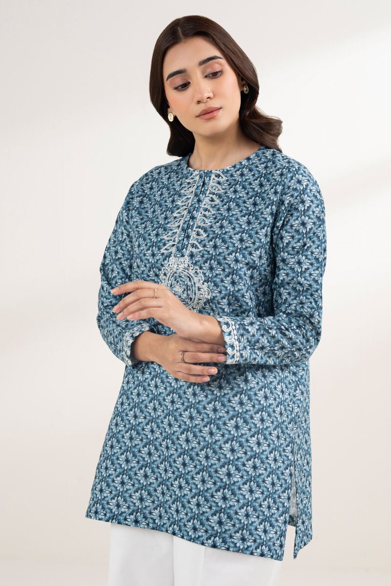 Embroidered Khaddar Shirt