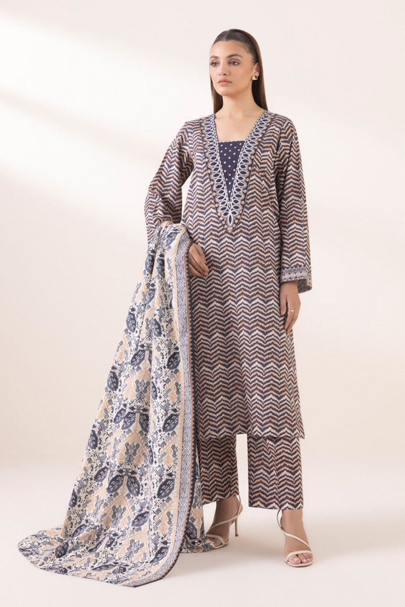 Printed Khaddar Dupatta