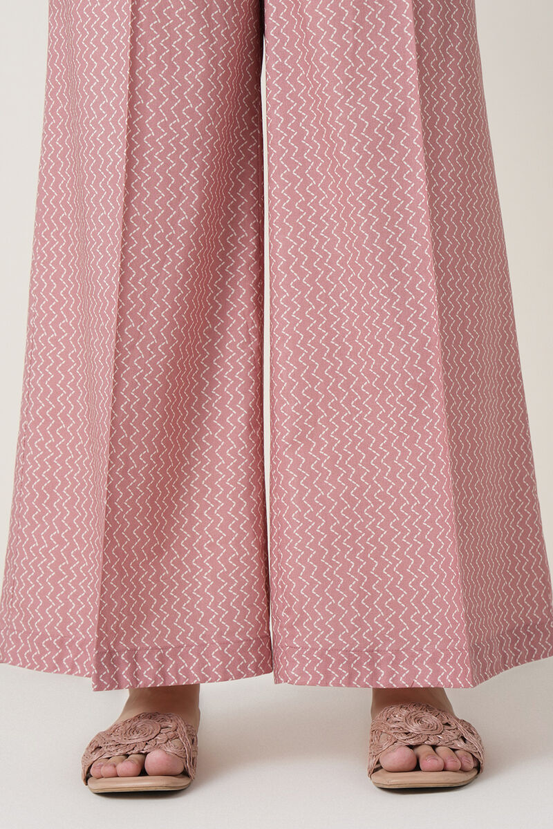 Printed Cambric Flared Pants