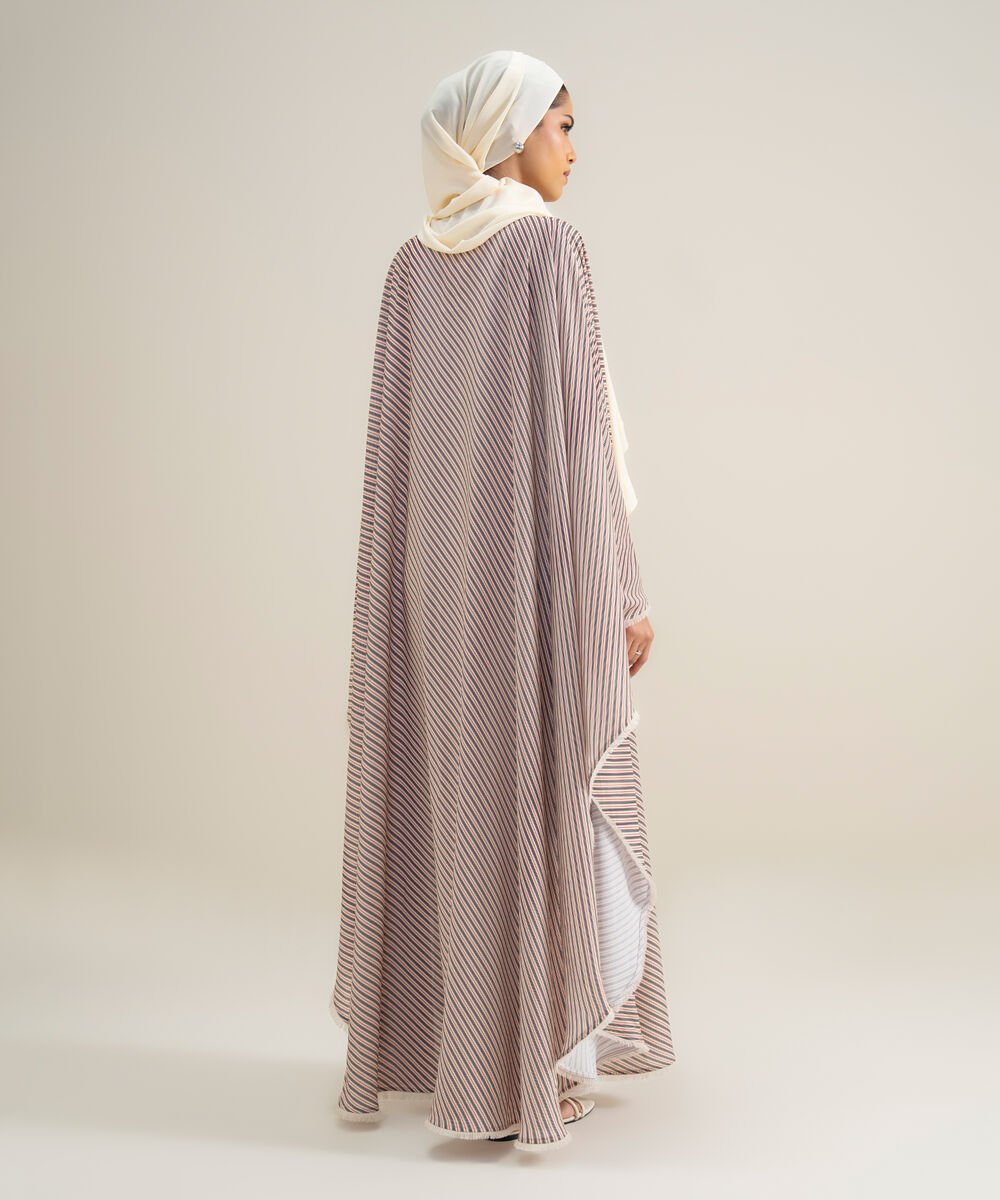 Women's Polyester Multi Kaaftan Abbaya Set